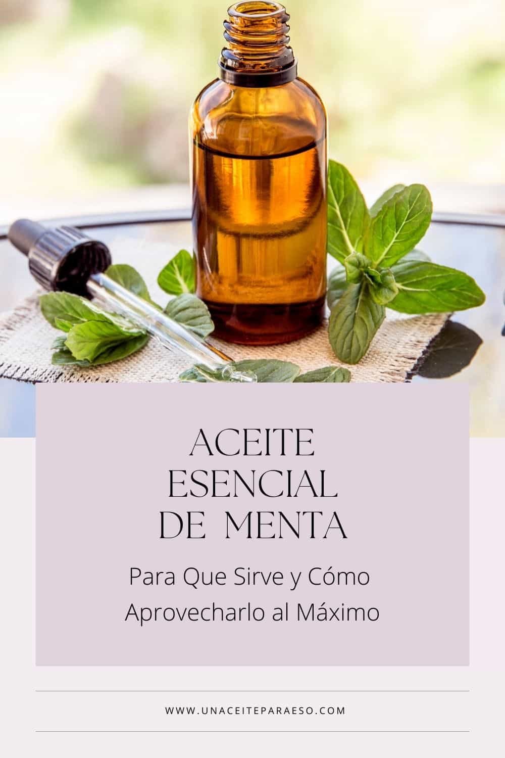 Aceite de menta para que sirve