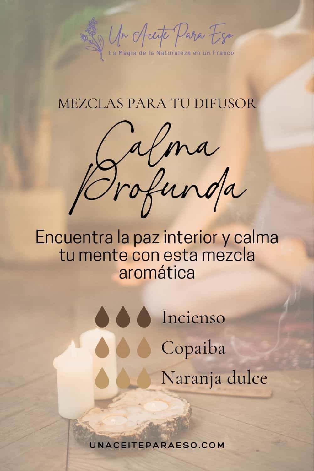 mezclas con aceite de incienso para difusor